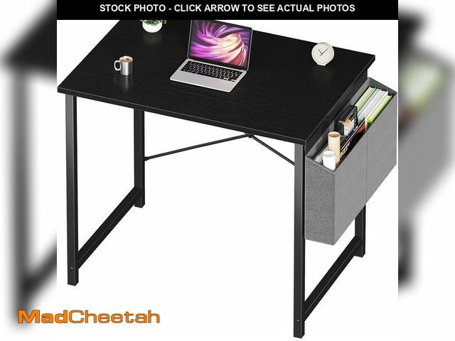 Lot 74-14068285 - NEWBULIG Small Computer Desk for Bedroom 32 Inch Home Office Desks for Small Spaces Writing Gaming W...