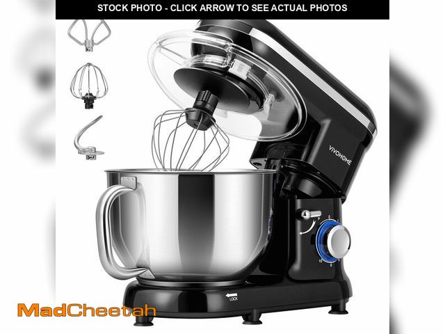 Lot 74-13751893 - VIVOHOME Stand Mixer, 660W 10 Speed 6 Quart Tilt-Head Kitchen Electric Food Mixer with Beater, Dough...