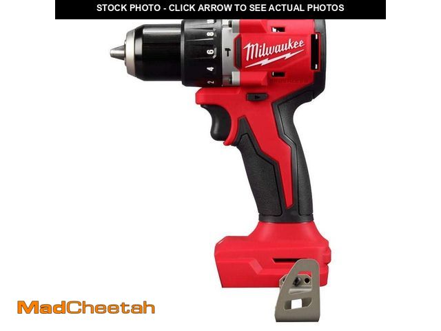 Lot 74-13604154 - Milwaukee M18 18V Lithium-Ion Brushless Cordless 1/2 in. Compact Hammer Drill/Driver (Tool-Only) - U...