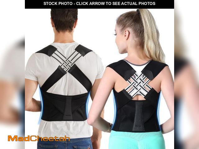 Lot 74-12314918 - VOKOKOYA Posture Corrector for Women and Men,Adjustable Shoulder Straightener,Back Support Brace,Upp...