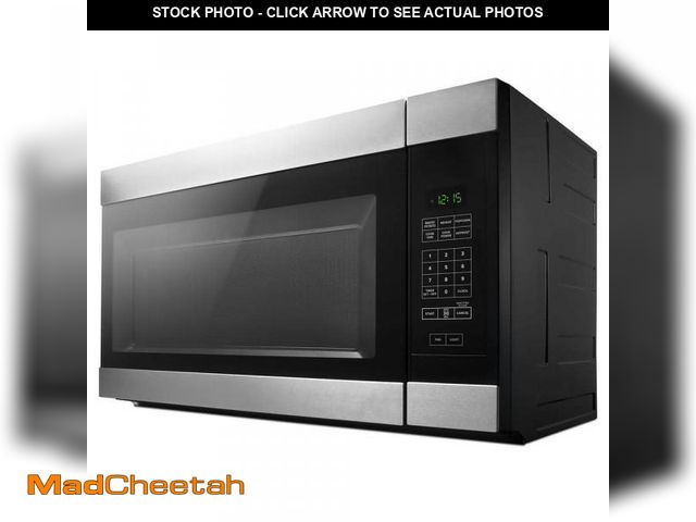 Lot 74-12146861 - Amana - 1.6 Cu. Ft. Over-the-Range Microwave - Stainless steel - UNUSED