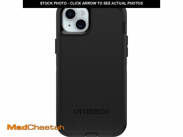 Lot 74-12715681 - OtterBox iPhone 15 Plus and iPhone 14 Plus Defender Series Case - BLACK, screenless, rugged &amp; du...