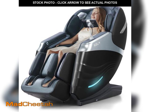 Lot 74-12108909 - RELX 2025 Massage Chair Full Body, 15 Modes Zero Gravity SL-Track Shiatsu Massage Chair Built-in Hea...