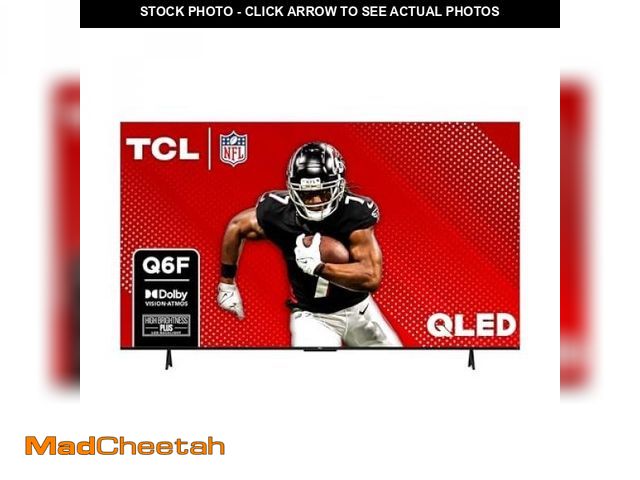 Lot 74-12164083 - (MISSING STANDS, REMOTE) TCL 75-Inch Class Q65 QLED 4K Smart TV with Fire TV (75Q651F, 2024 Model), ...