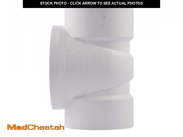 Lot 74-9663710 - HOLDRITE Testrite 3 in. PVC Schedule 40 Hub Test Tee with Plug Fitting - UNUSED