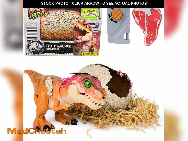 Lot 74-14349673 - Primal Hatch Jurassic World Interactive Toy Dinosaur &amp; Egg, Hatch &amp; Train Your own Baby Dino...