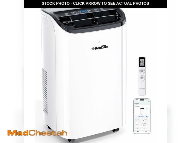 Lot 74-14614344 - 14,000 BTU Portable Air Conditioner with WiFi &amp; Remote Control, Cools Up to 700 Sq.Ft, Auto-Evap...