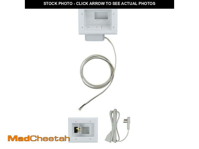 Lot 74-12804040 - Commercial Electric Flat Panel TV Cable Organizer Kit - UNUSED