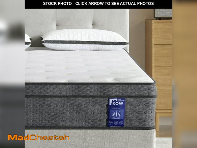 Lot 74-12174154 - KOW Mattress 12 Inch Full Size  Gel Memory Foam Hybrid Mattress in a Box  Cozy Sleep - UNUSED