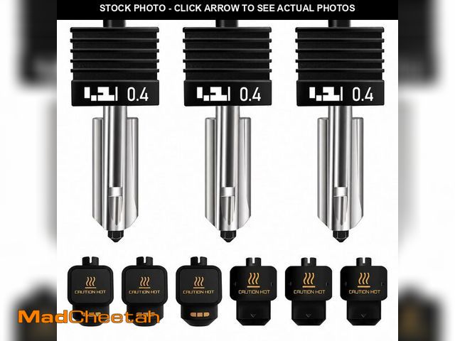 Lot 74-14268135 - HIKUDIY 3PCS 0.4mm Hotend Compatible with Bambu Lab X2D/P2S/H2S/H2D/A1/A1 Mini Ã¢â¬â Quick Swap E...