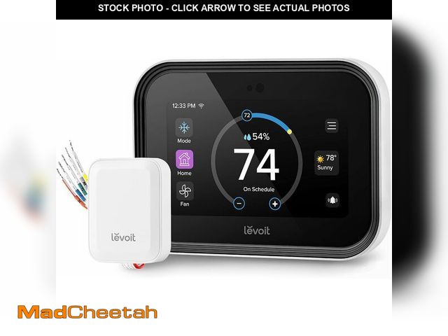 Lot 74-14591275 - LEVOIT Smart Thermostat for Home, WiFi Programmable Digital Thermostat, Works with Alexa and Smart S...