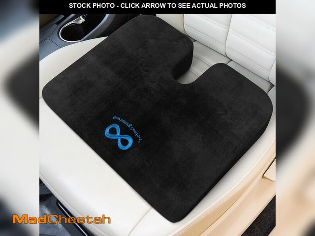 Lot 74-14208409 - Everlasting Comfort Car Seat Cushion for Driving - Wedge Car Cushion for Office, Travel, Gaming Chai...