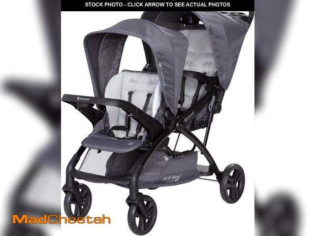 Lot 74-12138225 - Baby Trend Sit N' Stand Double 2.0 Stroller, Dash Grey - UNUSED