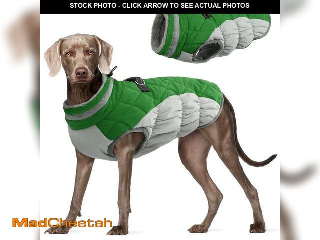 Lot 74-13625004 - FUAMEY Dog Coat for Large Dogs,Waterproof Dog Winter Jacket with Harness Built in Puppy Cold Weather...