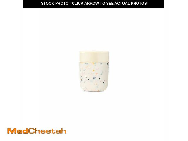 Lot 74-12718673 - W&amp;P Porter Ceramic Mug w/ Protective Silicone Sleeve, Terrazzo Cream 12 Ounces | On-the-Go | Reu...