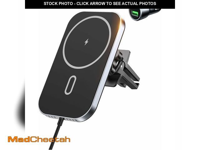 Lot 74-12329632 - Mukiya for for MagSafe Car Mount Charger with Adapter, 360ÃÂ° Rotation Magnetic Wireless iPhone Car...