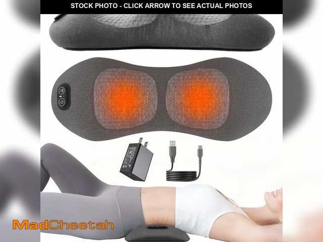 Lot 74-14382457 - Lewuyoya Triple Fusion Back Massager with Heat, Vibration and Traction for Sciatica Pain Relief, 3-i...
