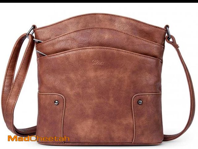 Lot 74-12048378 - CLUCI Crossbody Bags for Women Leather Purse Travel Vacation Triple Pockets Vintage Handbags Shoulde...