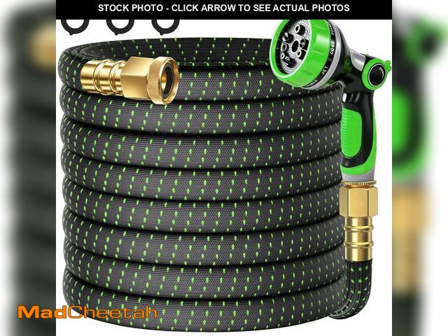 Lot 74-14143705 - 30FT Lightweight Flexible Garden Hose with 10modes Sprayer Nozzle,None-Expand,Non-Slip Handle,Non-Ki...