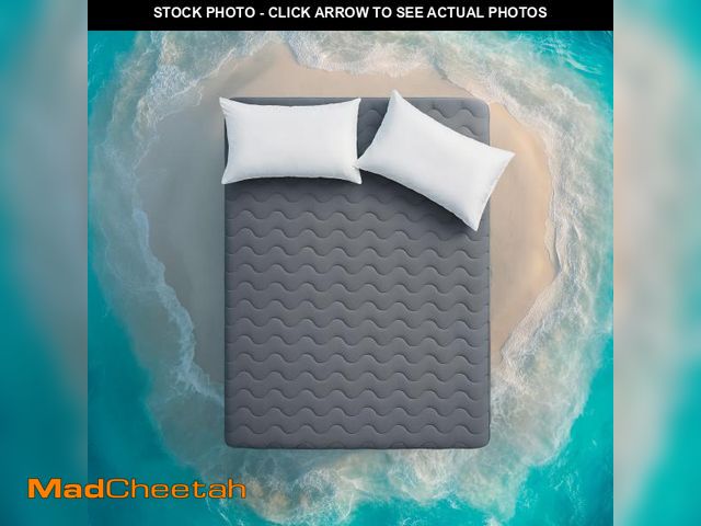 Lot 74-12121009 - Sleep Zone Queen Cooling Mattress Pad, Waterproof Mattress Protector for Hot Sleepers, Soft Breathab...