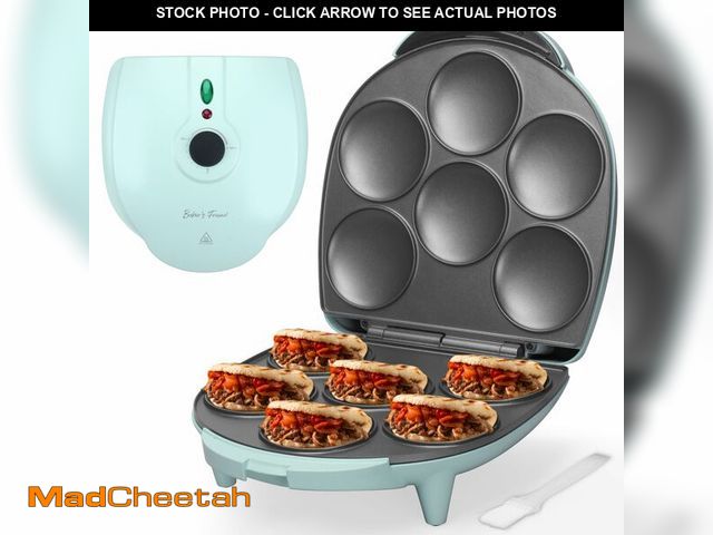 Lot 74-13540479 - Baker's Friend Electric Arepas Maker with Browning Control, Mini Pancakes Maker, Pancake Maker Pan, ...