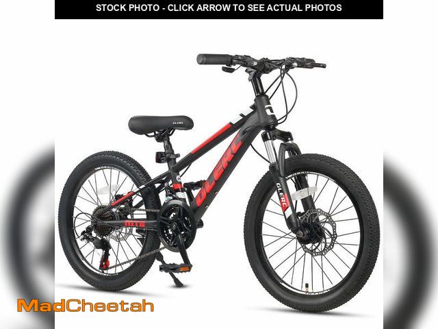 Lot 74-12549293 - Glerc Skyline 20 Inch Kids Mountain Bike for Boys Girls 6 7 8 9 10 11 12 Years Old, 21-Speed Kid Bic...