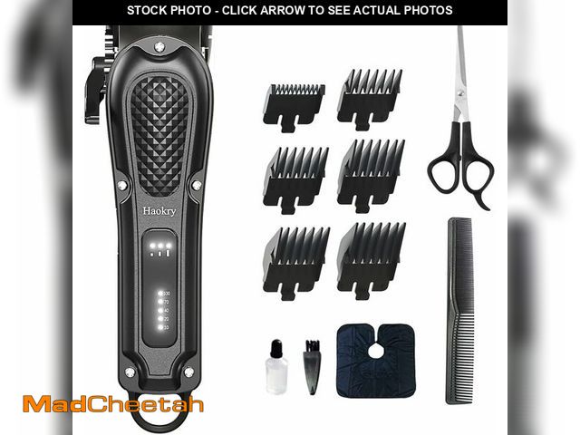 Lot 74-14060115 - Haokry Hair Clippers for Men Professional - Cordless&amp;Corded Barber Clippers for Hair Cutting &am...