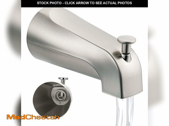 Lot 74-14266495 - Dreyoo 5 1/4 Inch Bathroom Tub Spout Compatible with Westbrass E531D-1F-62, Fits Wall Front Mount Tu...