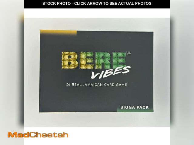 Lot 74-14265090 - Bere Vibes Di Real Jamaican Card Game Di Bigga Pack, Fun Adult Party Jamaican Culture Game, Perfect ...