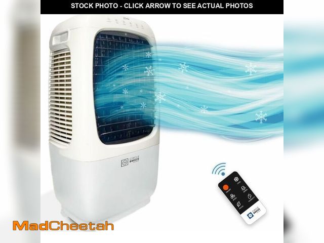 Lot 74-11709015 - Circle Breeze - Powerful Evaporative Air Cooler Fan/Swamp Cooler - Enjoy Cool Comfort All Summer - 4...