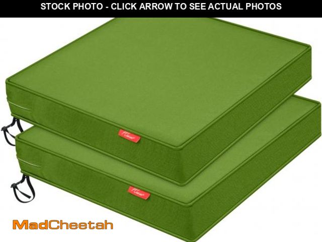 Lot 74-12521362 - Pcinfuns Outdoor Chair Cushion 22 x 22 Inch Seat Cushions for Patio Furniture Garden Sofa Couch Chai...