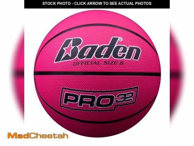 Lot 74-14056992 - Baden | Pro32 | Durable Indoor/Outdoor Rubber Basketball (Pink, 28.5") - USED