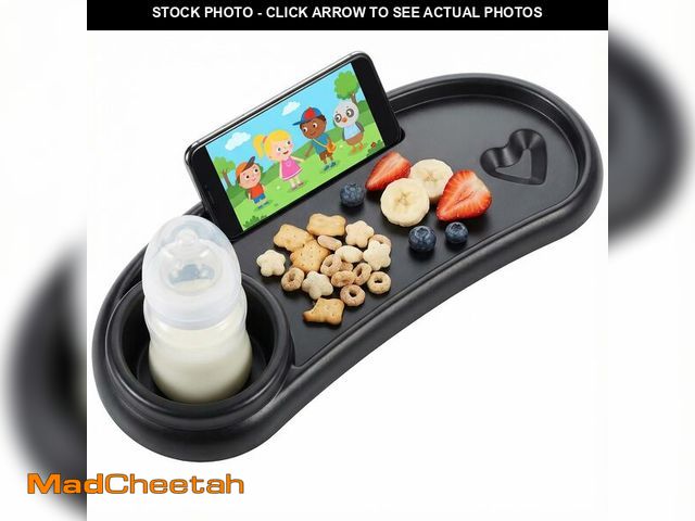 Lot 74-14477921 - Li&amp;Zhao Universal Stroller Snack Tray 3-in-1 Detachable Stroller Snack Tray Attachment with Secu...