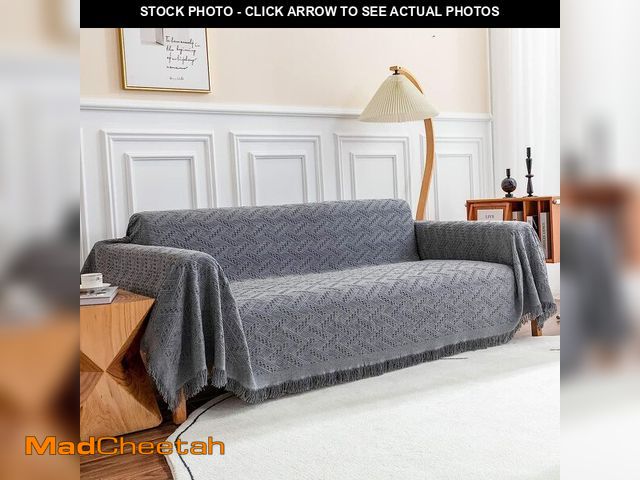 Lot 74-12971157 - Deep Dream Sectional Covers for 3 Cushion Couch, Sofa Dogs, Geometrical Jacquard Fabric (X-Large, 71...