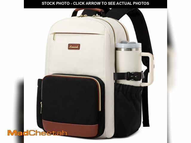 Lot 74-14210943 - LOVEVOOK Laptop Backpack for Women with Pouch Pocket for Large Capacity Cup,17 Inch Laptop Computer ...