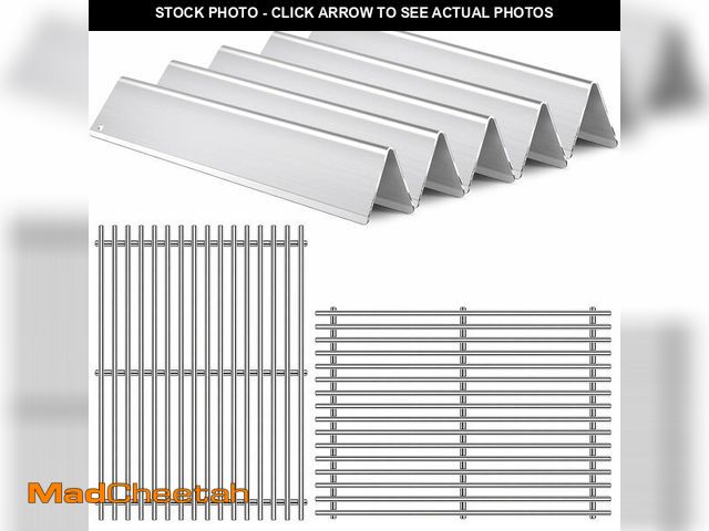 Lot 74-13819381 - Folocy Grill Grates Flavorizer Bars Grill Parts for Weber Spirit 2 Spirit II E-310, E-320, S-310, S-...