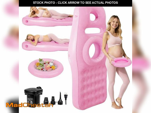Lot 74-14148796 - Inflatable Pregnancy Pillow with Belly &amp; Head Hole, Prone Pregnancy Pillow for Stomach Sleepers,...