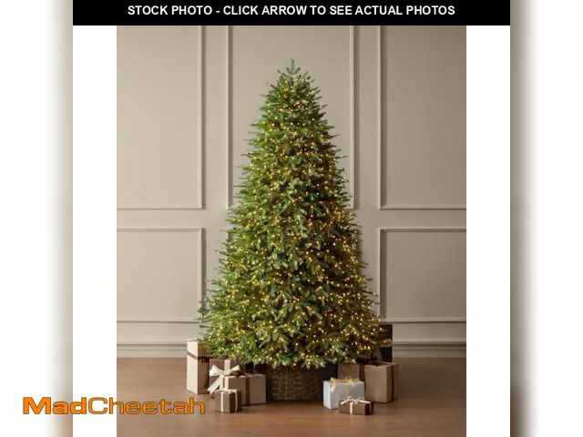 Lot 74-12256604 - Home Decorators Collection 7.5 ft. Grand Duchess Twinkling Balsam Fir LED Pre-Lit Artificial Christm...