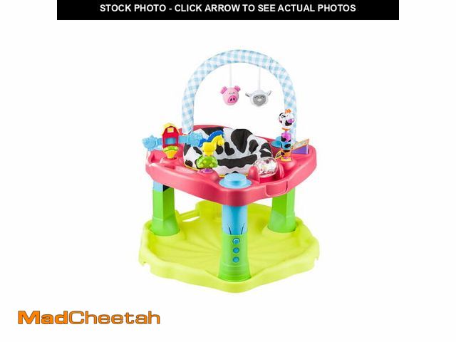 Lot 74-12484981 - ExerSaucer Moovin' &amp; Groovin' Bouncing Activity Saucer - USED