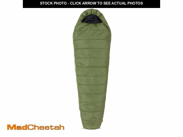Lot 74-12885943 - Ozark Trail 50F Compact Mummy Adult Sleeping Bag - Green (88.6'' x 31.5'') - UNUSED