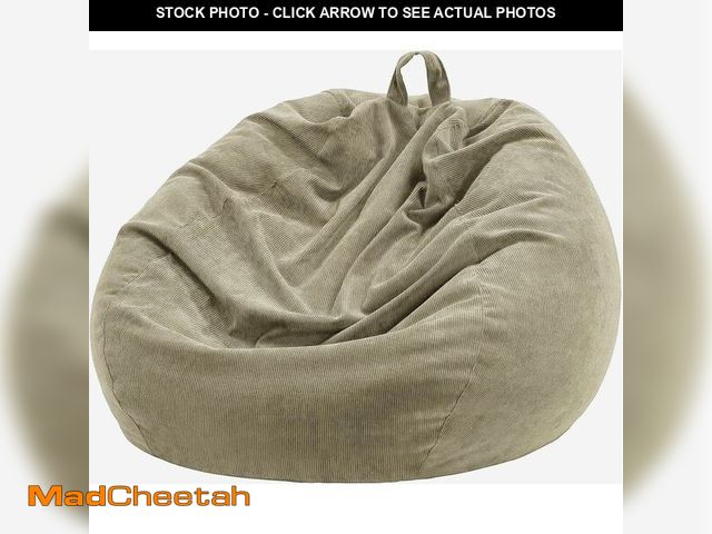 Lot 74-12704188 - Nobildonna Bean Bag Chair Cover (No Filler) for Kids and Adults,Beanbag Stuffed Animal Storage Witho...