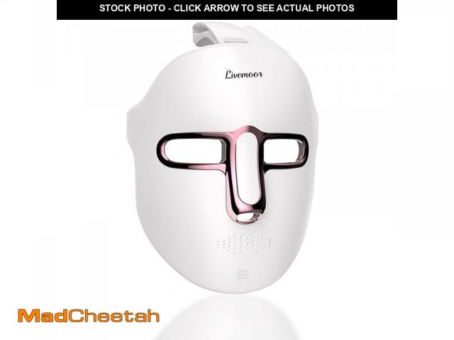 Lot 74-12312628 - SDKWDH Red Light Therapy Mask for Face, Led Face Mask Light Therapy, 7 Colors LED Facial Skin Care a...