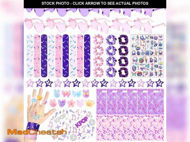 Lot 74-14330029 - 228 Pcs/12 Set Kpop Party Favors, Popular Singer Party Friendship Gifts Set, Purple K pop Birthday D...
