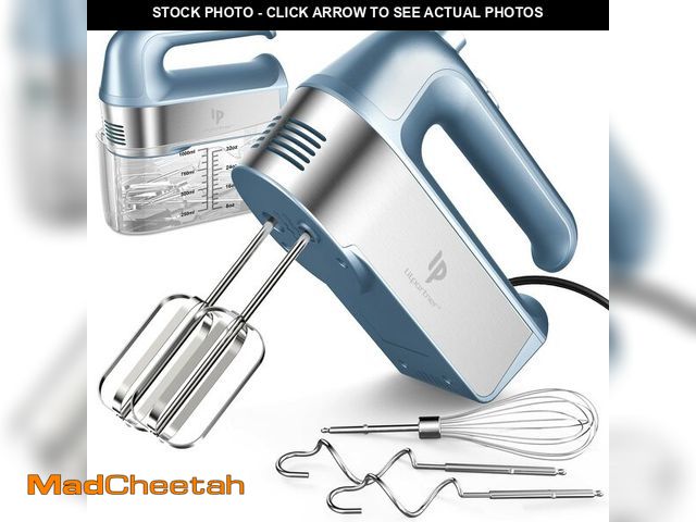 Lot 74-14267917 - Hand Mixer Electric, 450W Kitchen Mixers with Scale Cup Storage Case, Turbo Boost/Self-Control Speed...