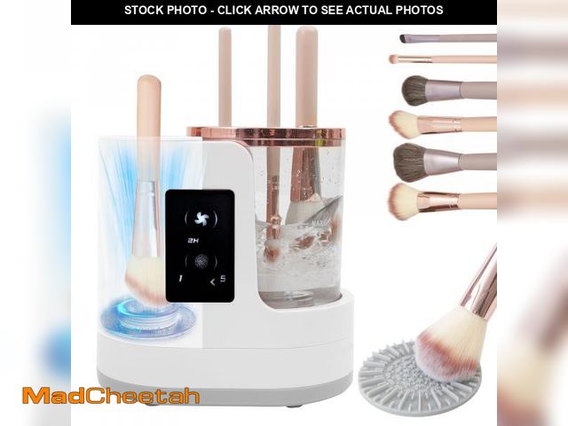 Lot 74-11549351 - Electric Makeup Brush Cleaner Machine With Makeup Brush Dryer, Automatic Spinning Cosmetic Brushes C...