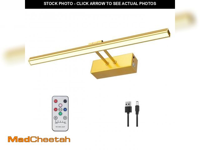 Lot 74-12436258 - FUNCHDAY Picture Light,5000mAh Battery Operated Picture Light for Wall,Wireless Remote Painting Ligh...