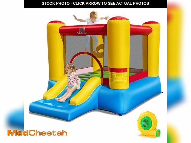 Lot 74-13282643 - Costway Inflatable Bouncer Kids Bounce House Jumping Castle Slide with 550W Blower - UNUSED