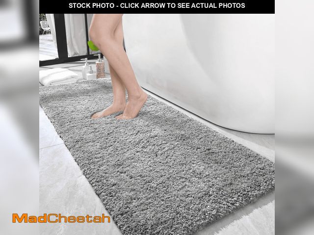 Lot 74-14286511 - Junovo Soft Bathroom Rug Runner Absorbent Microfiber Bath Rugs for Bathroom Non Slip Bath Mat for Tu...