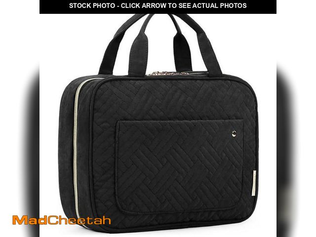Lot 74-12303726 - BAGSMART Large Toiletry Bag Travel Bag with Hanging Hook, Water-resistant Makeup Cosmetic Bag Travel...