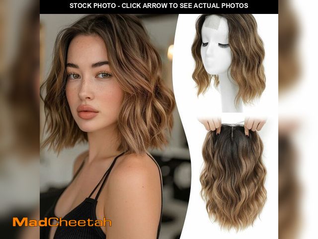 Lot 74-13572367 - MORICHY 10 Inch Short Wavy Hair Topper for Women with Thinning Hair,Synthetic Lightweight &amp; Brea...